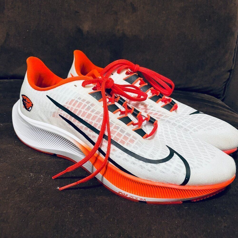Nike Air Zoom Pegasus 37 Oregon St Beavers Running Shoes CZ5388-100 - Size 11